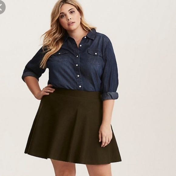 skater skirt and sweater